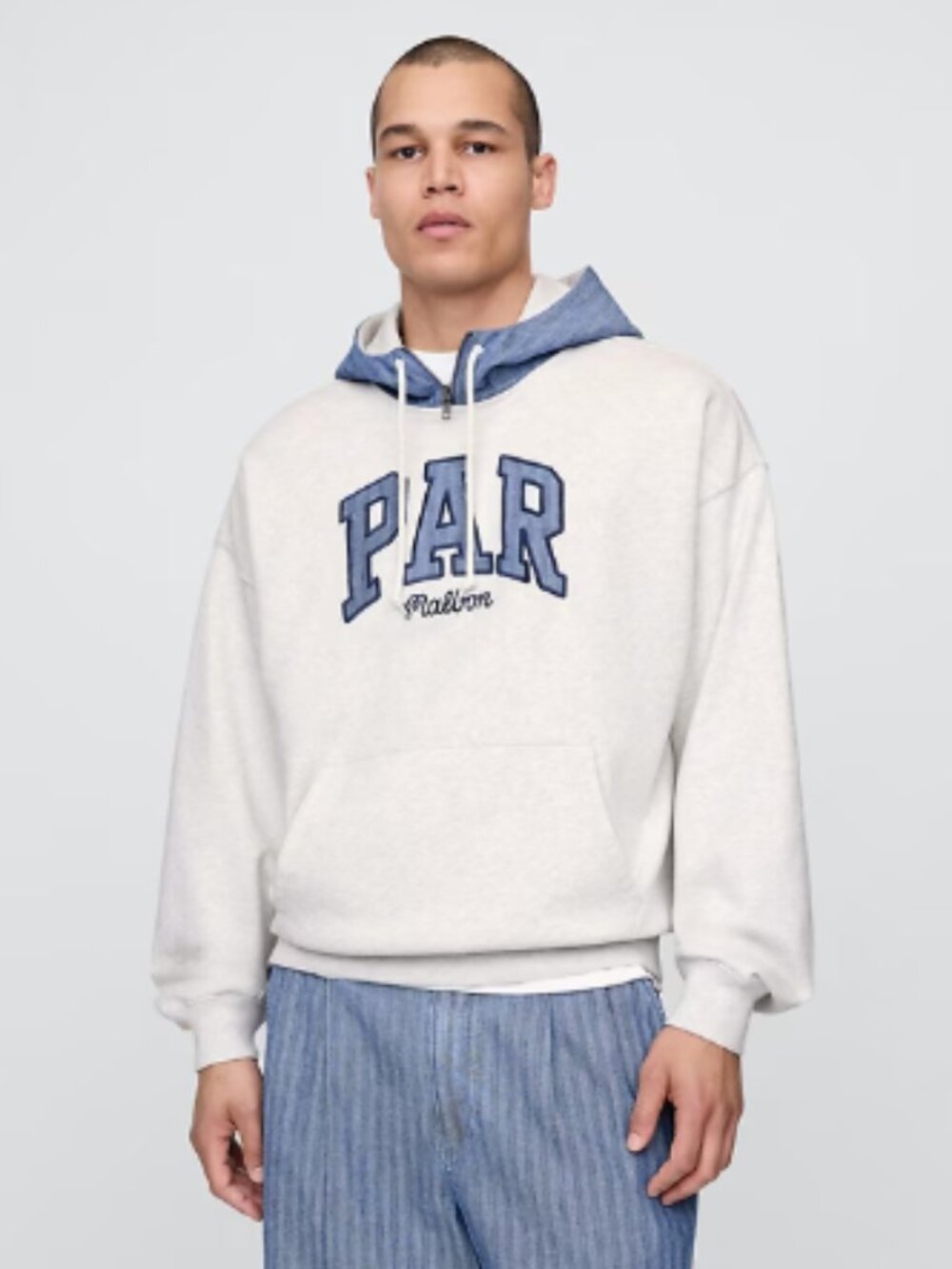Gap × Malbon Adult Heavyweight French Terry Logo Hoodie